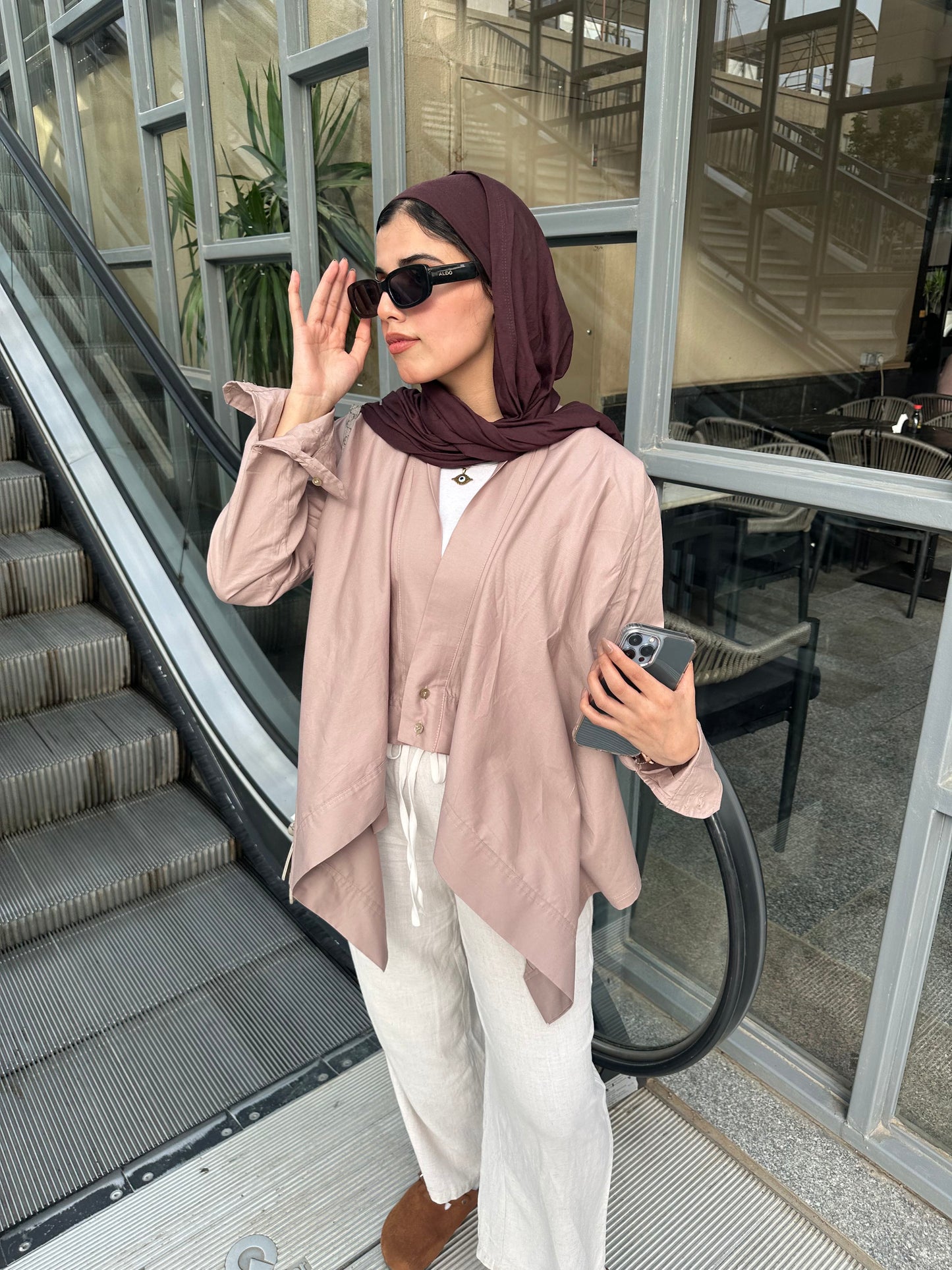 Dusty Lilac Edgy Shirt