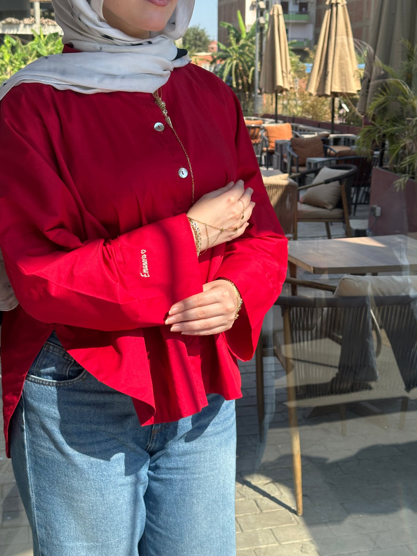Rounded emanora shirt