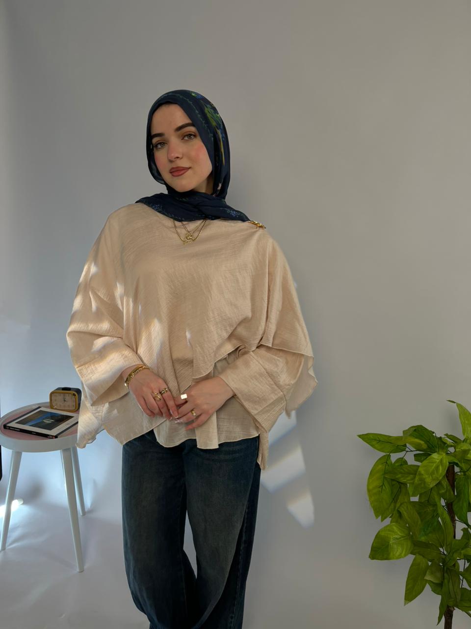 Buttercream Flowy Blouse